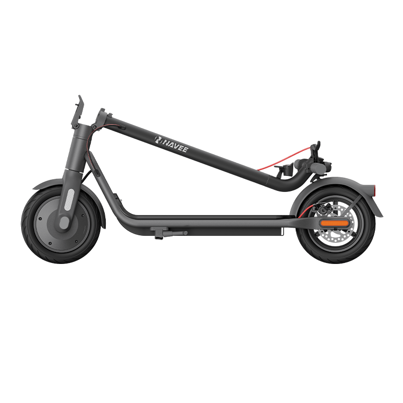 NAVEE V40 Foldable Electric Scooter w/ 25 Miles Max Operating Range & 20 mph Max Speed - Black