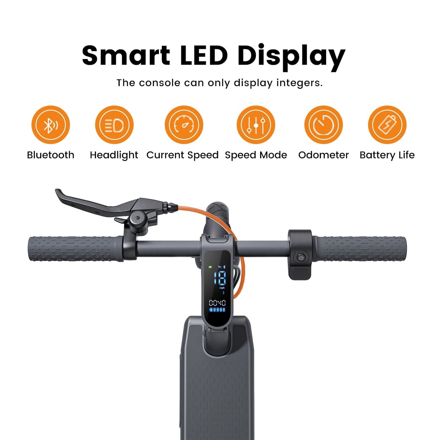 NAVEE N40 Electric Scooter 32lbs Lightweight - Space Black