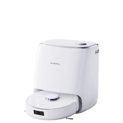 Robot aspirateur et laveur Narwal Freo X Ultra, 8200 Pa, séchage/lavage automatique, vidage automatique, anti-emmêlement, technologie DirtSense™, station de base sans entretien - Produit déballé