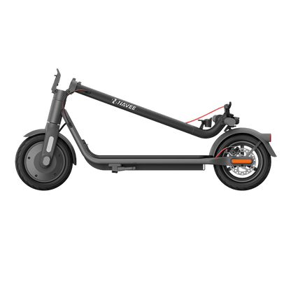 NAVEE V40 Foldable Electric Scooter w/ 25 Miles Max Operating Range & 20 mph Max Speed - Black